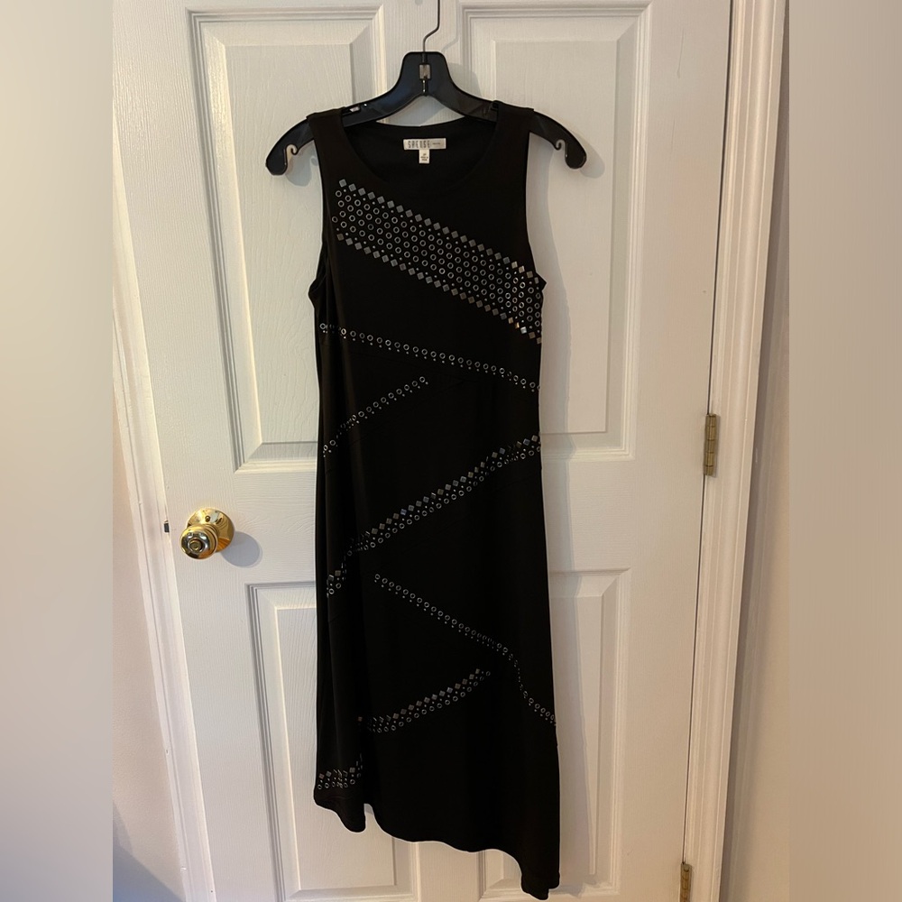 Black Midi Dress by Spence Petites